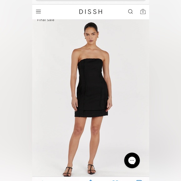 NWT strapless linen dress - Picture 1 of 5